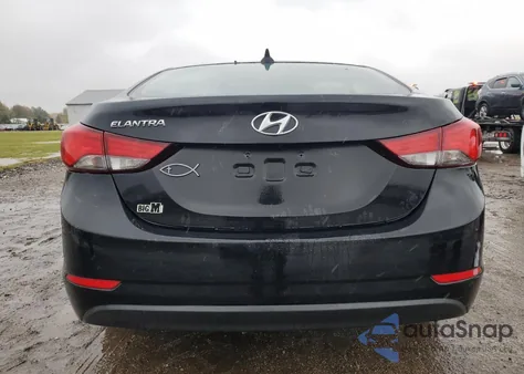 2016 Hyundai Elantra Se из США, поврежденный, VIN 5NPDH4AEXGH695189
